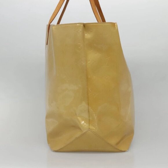 LOUIS VUITTON Monogram Vernis Reade GM Tote Bag Beige M91140 LV Auth 131138 - Picture 6 of 16